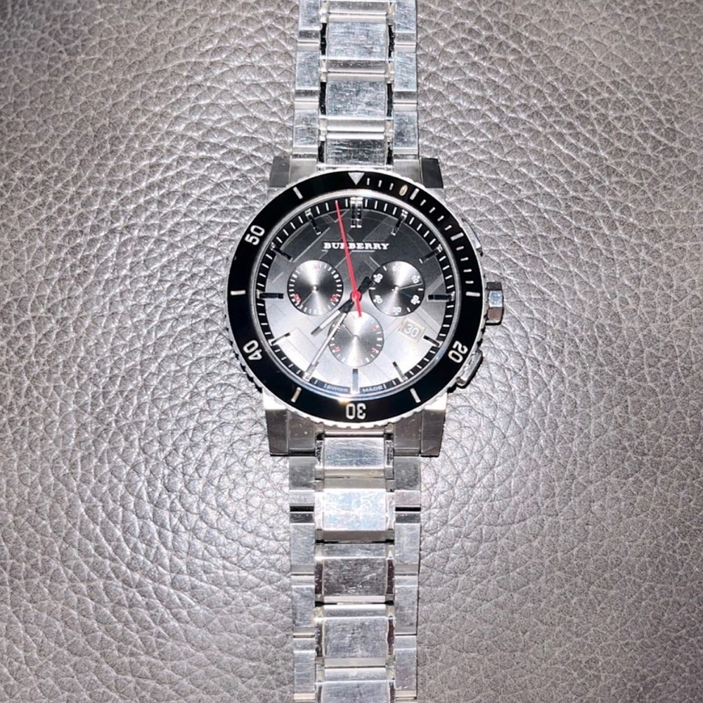 Burberry Men’s Watch- BU 9380 Black Dial Chronograph